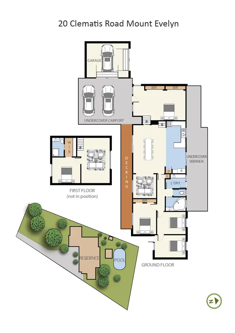 Floorplan of Homely house listing, 20 Clematis Road, Mount Evelyn VIC 3796