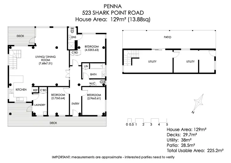 Floorplan of Homely house listing, 523 Shark Point Road, Penna TAS 7171