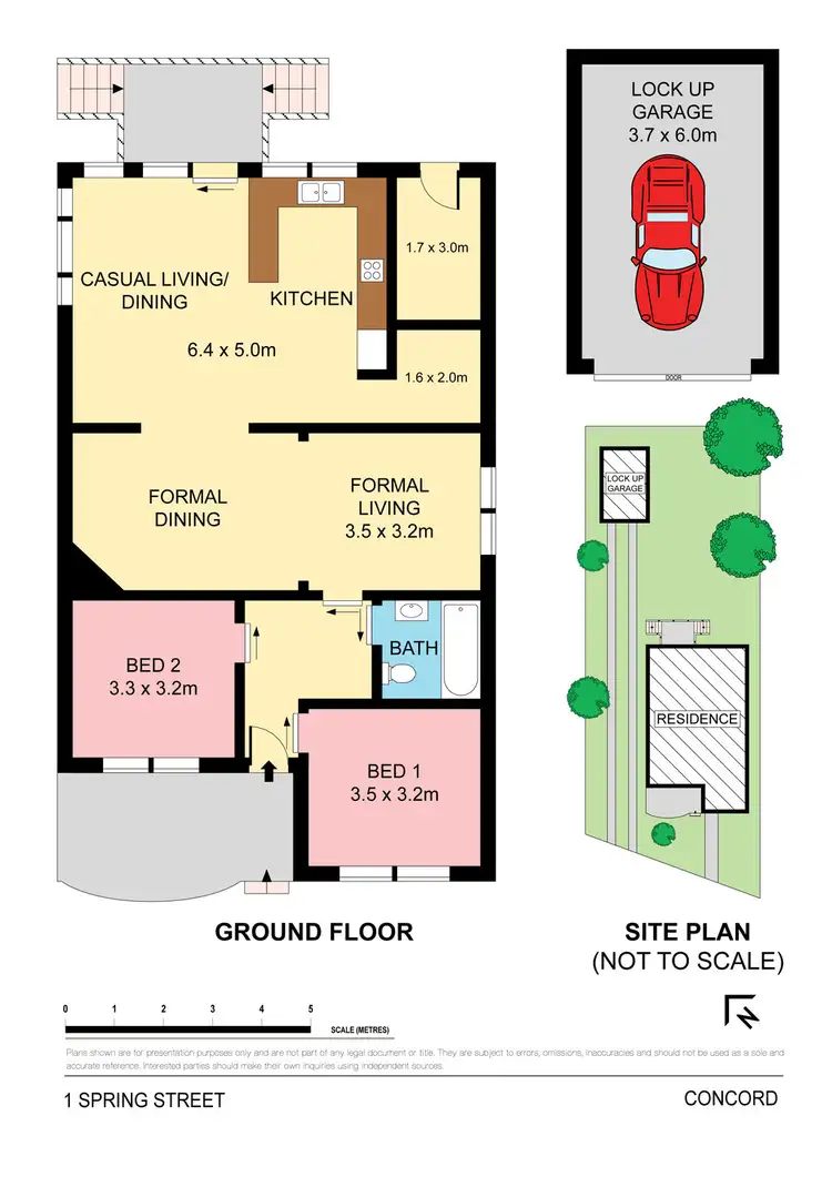 Floorplan of Homely house listing, 1 Spring Street, Concord NSW 2137