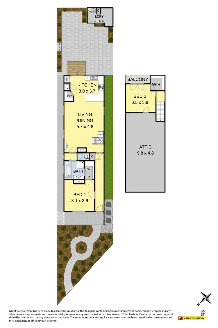 Floorplan of Homely house listing, 110 Dover Road, Williamstown VIC 3016