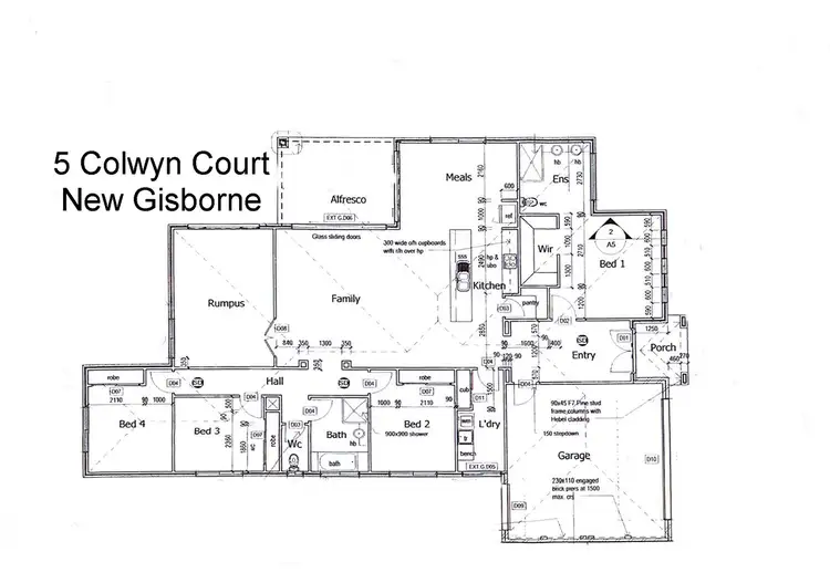 Floorplan of Homely house listing, 5 Colwyn Court, New Gisborne VIC 3438
