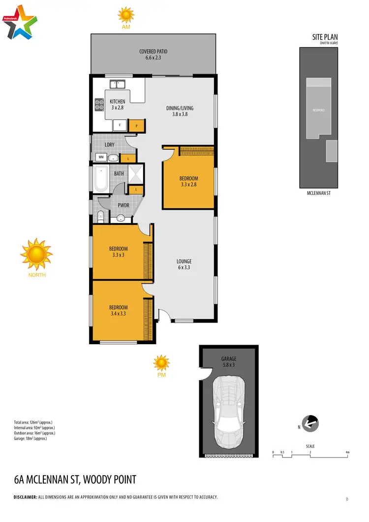 Floorplan of Homely house listing, 6A McLennan Street, Woody Point QLD 4019