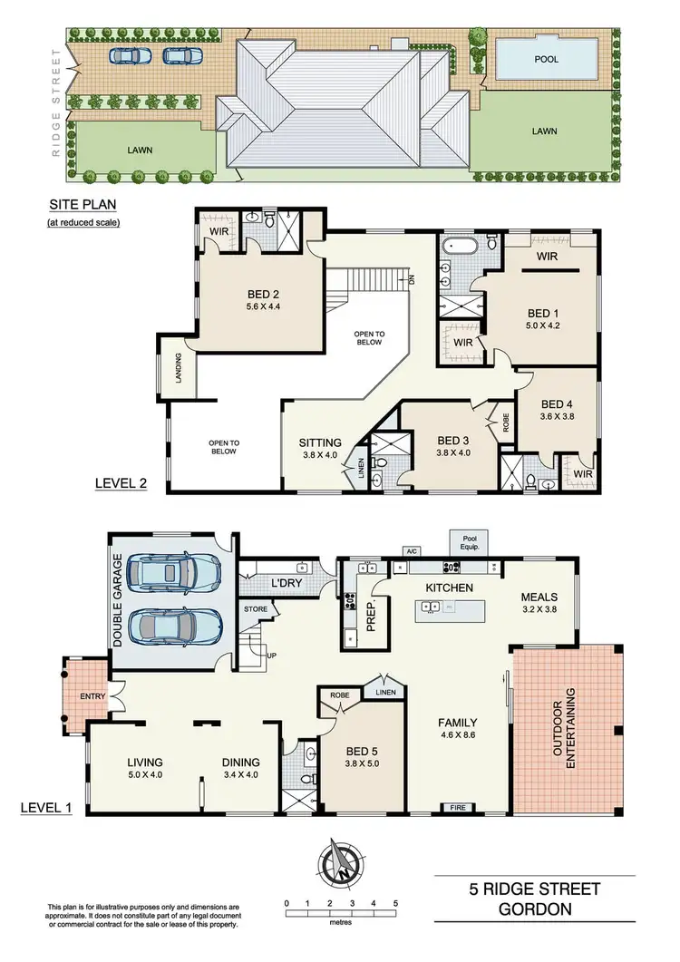 Floorplan of Homely house listing, 5 Ridge St, Gordon NSW 2072