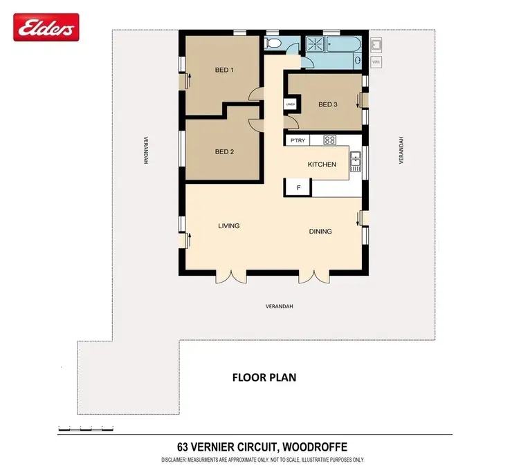 Floorplan of Homely house listing, 63 Vernier Circuit, Woodroffe NT 830