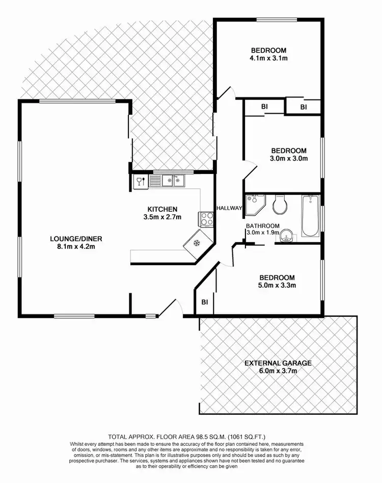 Floorplan of Homely house listing, 16 Melaluka Court, Brighton TAS 7030