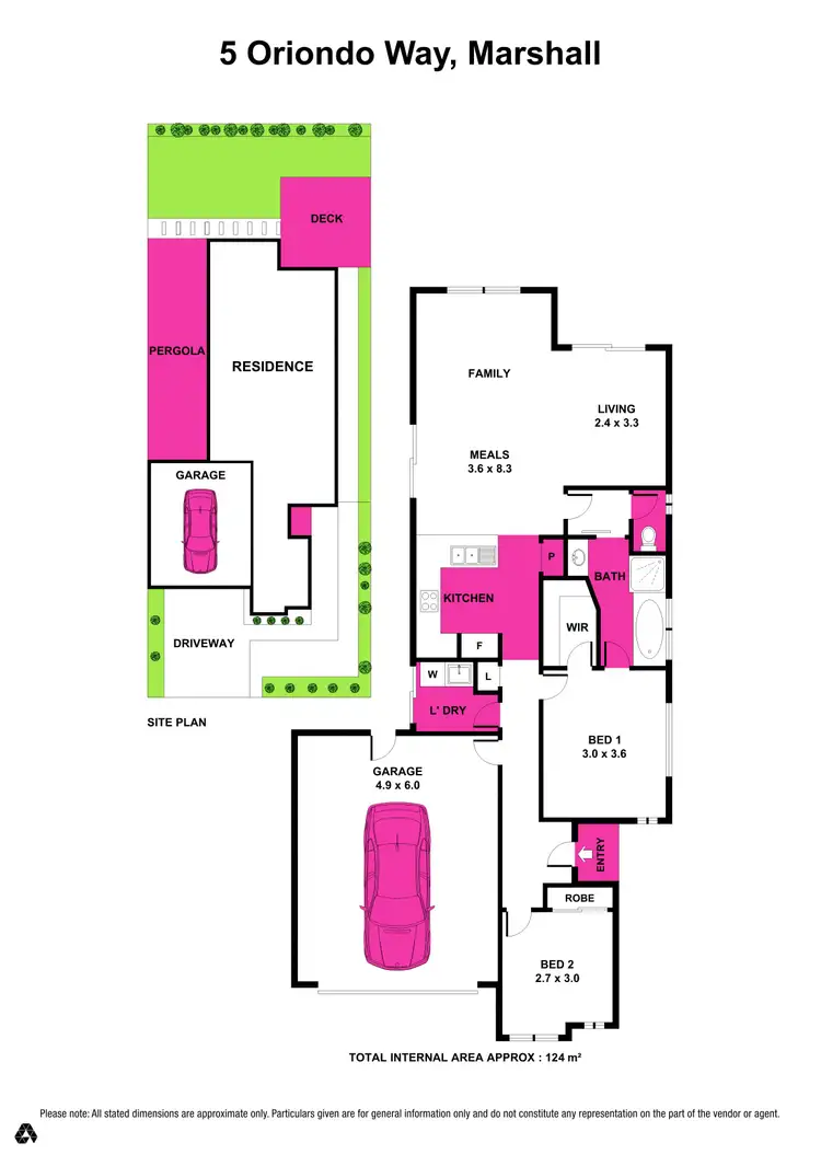 Floorplan of Homely house listing, 5 Oriondo Way, Marshall VIC 3216