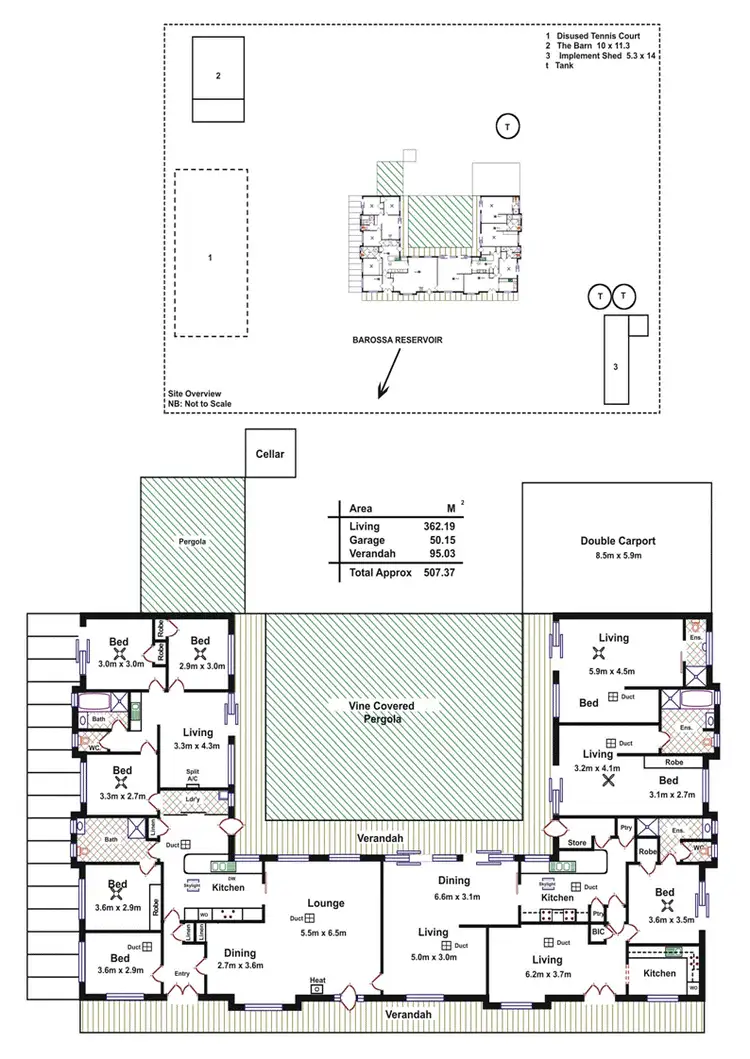 Floorplan of Homely house listing, 34 Millington Road, Williamstown SA 5351