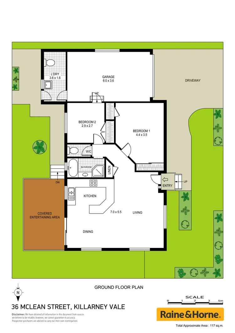 Floorplan of Homely house listing, 36 Mclean Street, Killarney Vale NSW 2261