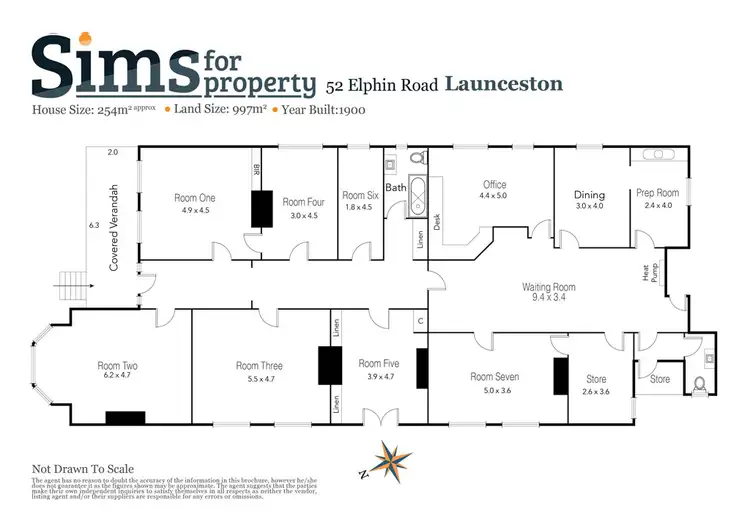 Floorplan of Homely house listing, 52 Elphin Road, Launceston TAS 7250