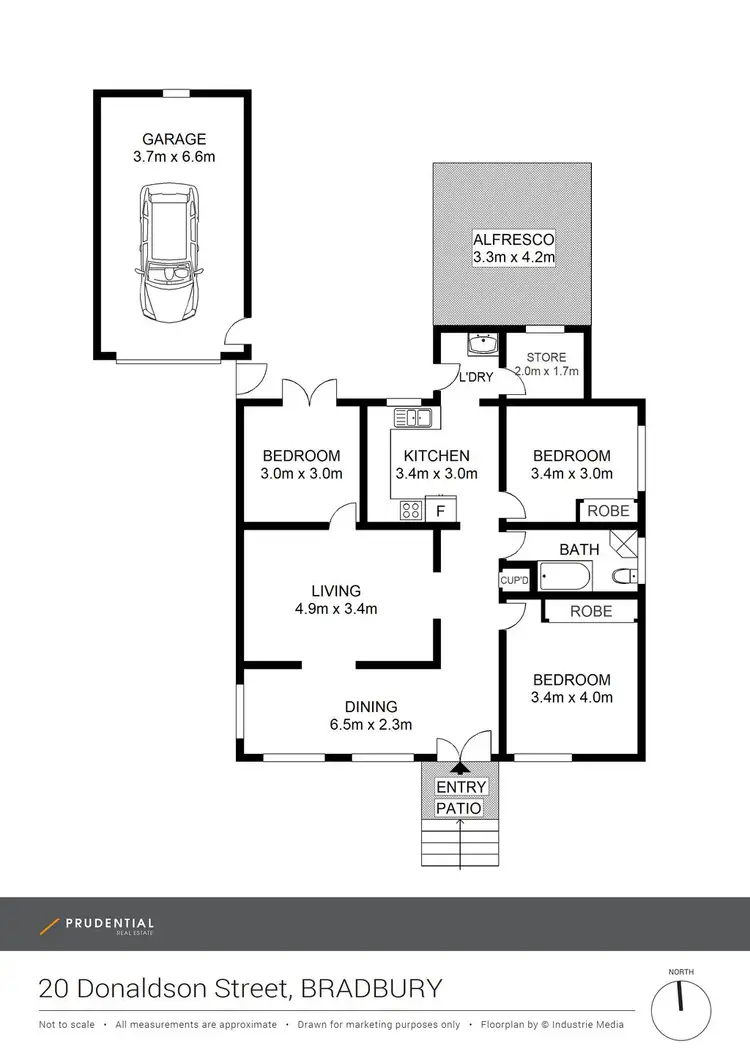 Floorplan of Homely house listing, 20 Donaldson Street, Bradbury NSW 2560