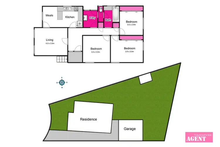 Floorplan of Homely house listing, 7 Hodges Court, Breakwater VIC 3219