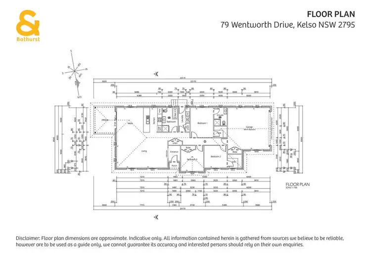 Floorplan of Homely house listing, 79 Wentworth Drive, Kelso NSW 2795