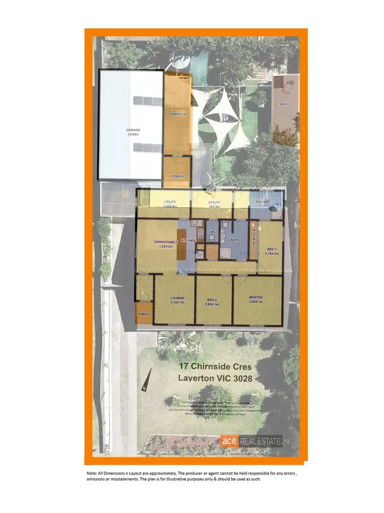 Floorplan of Homely house listing, 17 Chirnside Crescent, Laverton VIC 3028