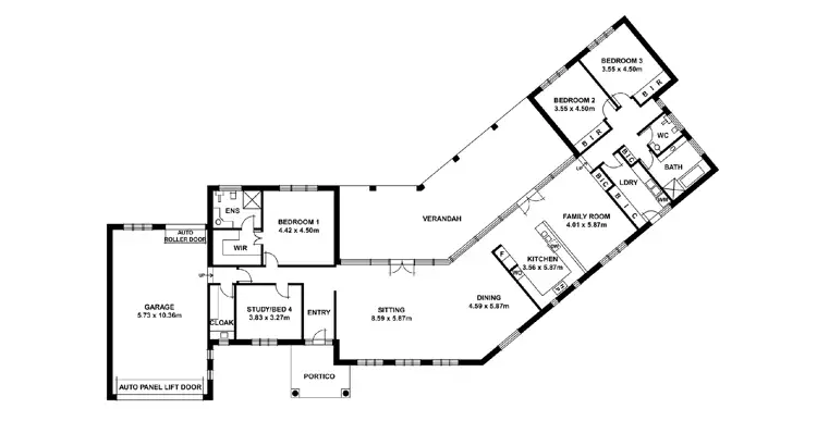 Floorplan of Homely house listing, 5 Constantine Court, Rostrevor SA 5073