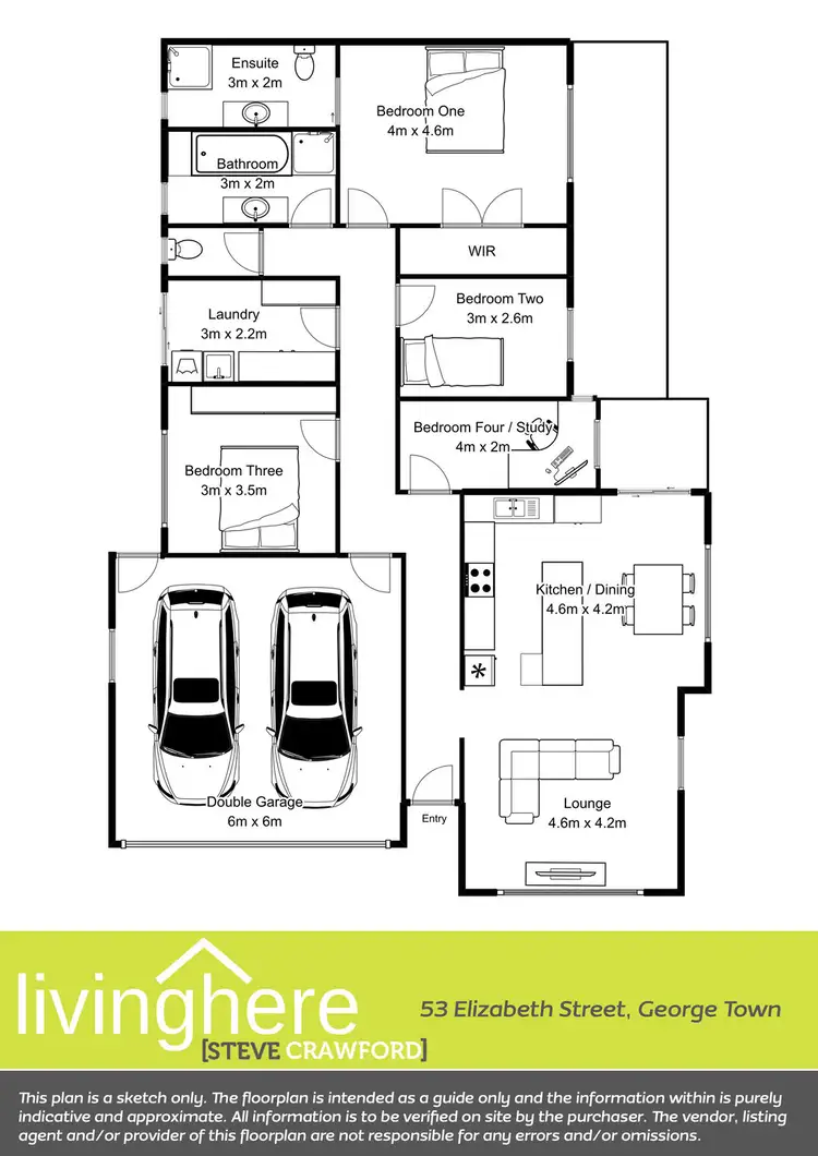 Floorplan of Homely house listing, 53 Elizabeth Street, George Town TAS 7253