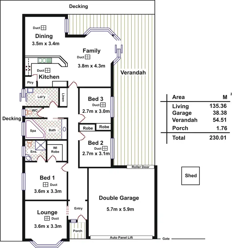 Floorplan of Homely house listing, 14 Cherry Street, Gawler South SA 5118