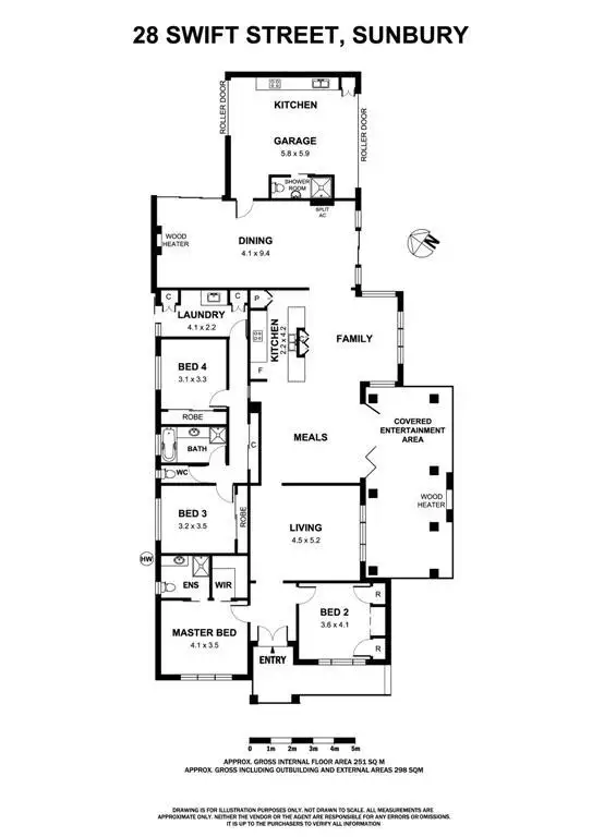 Floorplan of Homely house listing, 28 Swift Street, Sunbury VIC 3429
