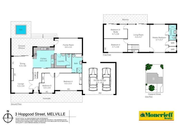 Floorplan of Homely house listing, 3 Hopgood Street, Melville WA 6156