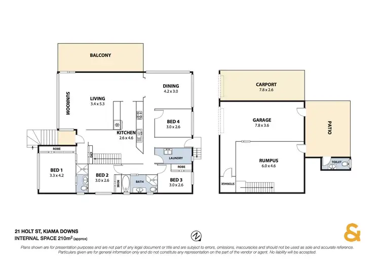 Floorplan of Homely house listing, 21 Holt street, Kiama Downs NSW 2533