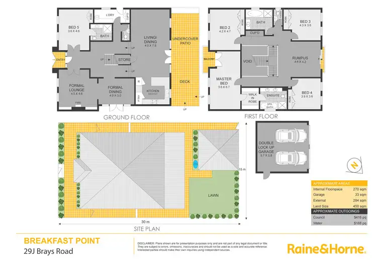 Floorplan of Homely house listing, 29J Brays Road, Breakfast Point NSW 2137