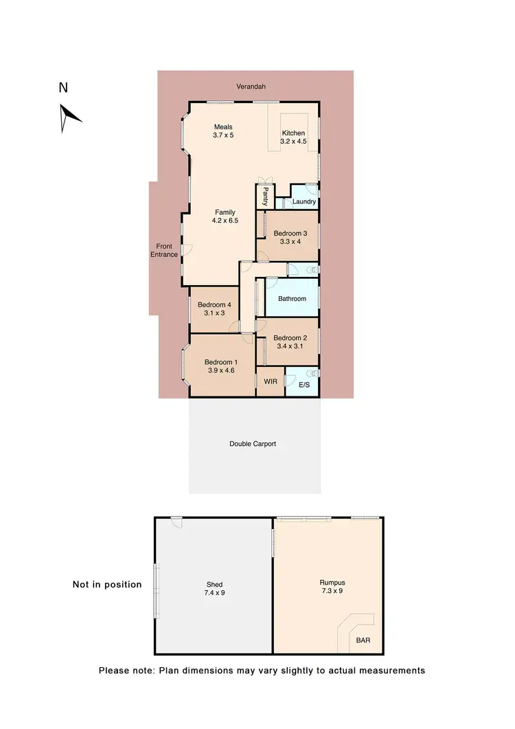 Floorplan of Homely house listing, 65 Kingfisher Drive, Lal Lal VIC 3352