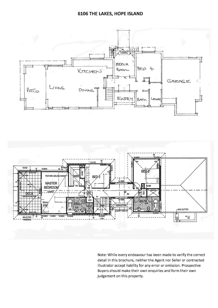 Floorplan of Homely house listing, 6106 The Lakes, Hope Island QLD 4212