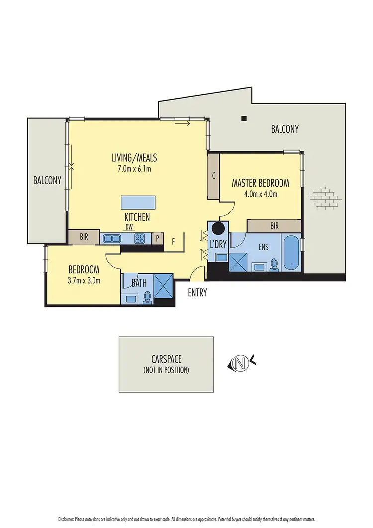 Floorplan of Homely apartment listing, 3/151 Beach Street, Port Melbourne VIC 3207