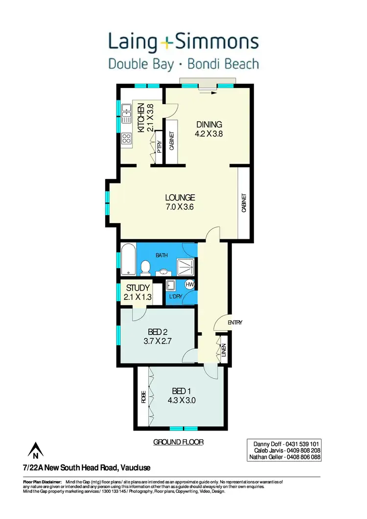 Floorplan of Homely apartment listing, 7/22a New South Head Road, Vaucluse NSW 2030