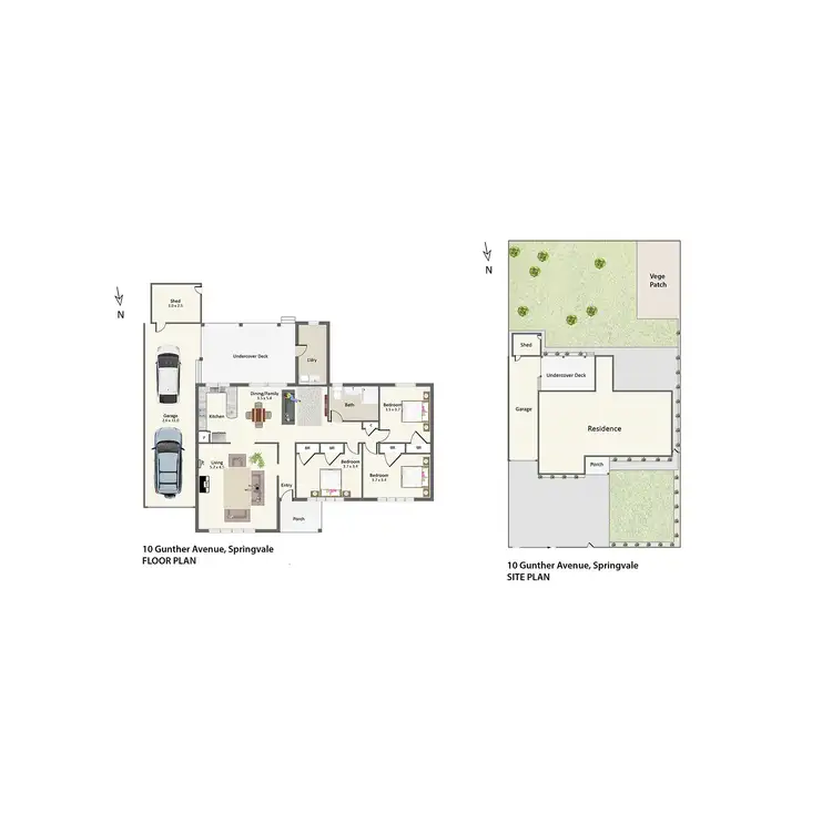 Floorplan of Homely house listing, 10 Gunther Avenue, Springvale VIC 3171