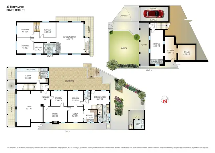 Floorplan of Homely house listing, 39 Hardy Street, Dover Heights NSW 2030