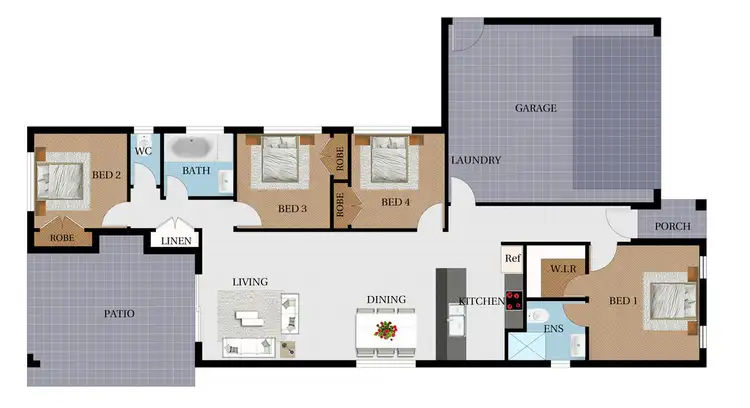 Floorplan of Homely house listing, 9 Dragon Flower Avenue, Mount Low QLD 4818