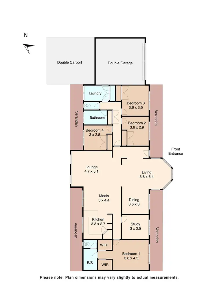 Floorplan of Homely house listing, 51 Molesworth Court, Gordon VIC 3345
