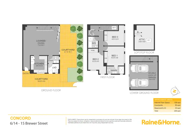 Floorplan of Homely townhouse listing, 6/14-15 Brewer Street, Concord NSW 2137