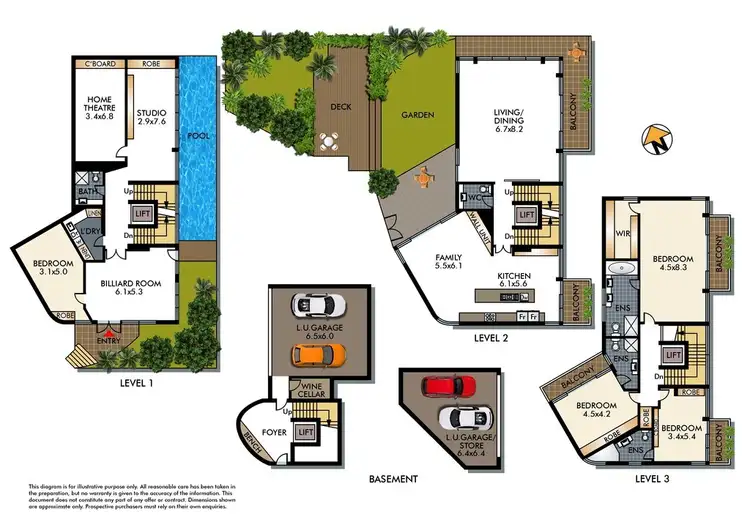 Floorplan of Homely house listing, 14A Eastbourne Road, Darling Point NSW 2027