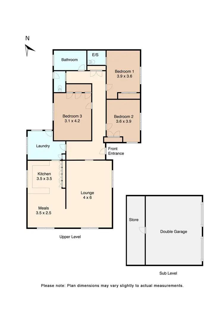 Floorplan of Homely house listing, 1 Magazine Court, Golden Point VIC 3350