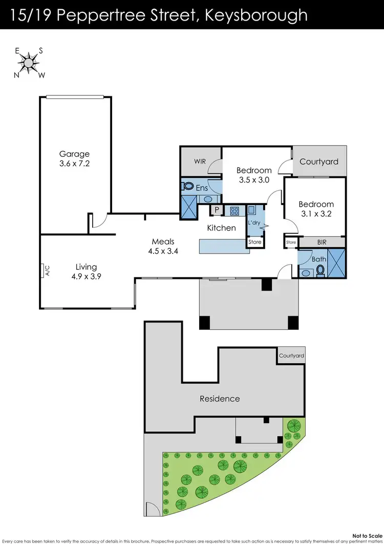 Floorplan of Homely house listing, 15/19 Peppertree Street, Keysborough VIC 3173