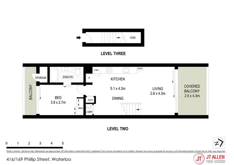 Floorplan of Homely apartment listing, 416/169 - 175 Phillip Street, Waterloo NSW 2017