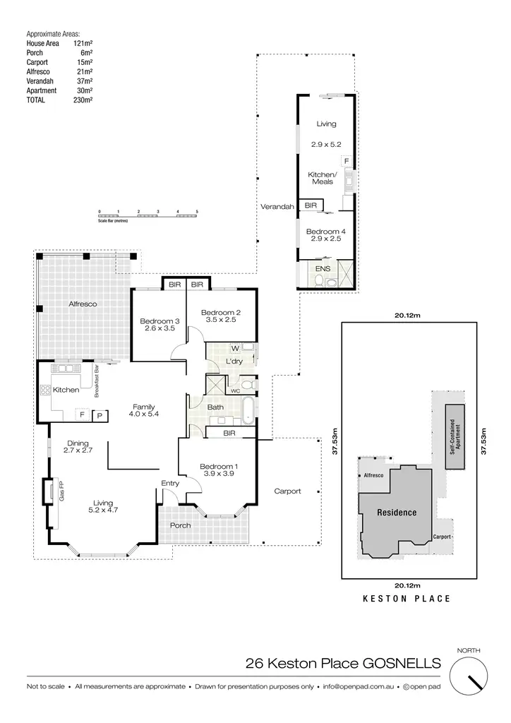 Floorplan of Homely house listing, 26 Keston Place, Gosnells WA 6110