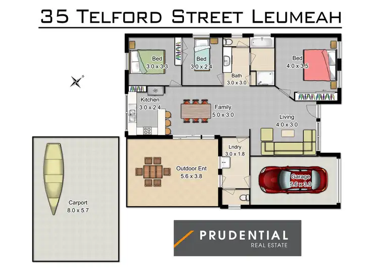 Floorplan of Homely house listing, 35 Telford Street, Leumeah NSW 2560