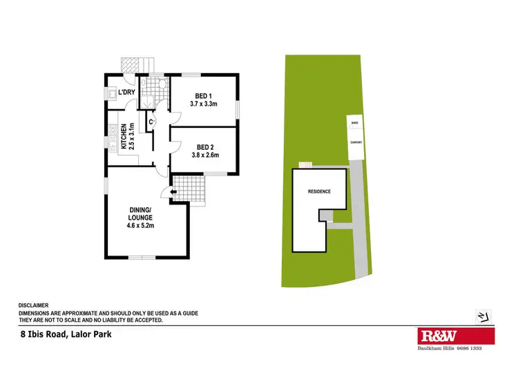 Floorplan of Homely house listing, 8 Ibis Road, Lalor Park NSW 2147