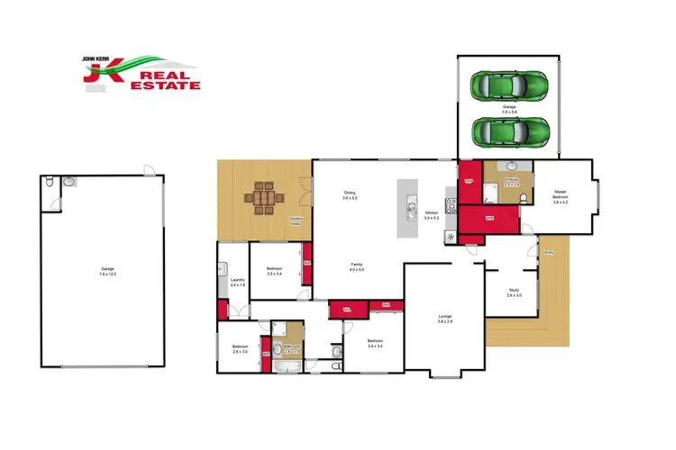 Floorplan of Homely house listing, 36 Parkside Drive, Moe VIC 3825