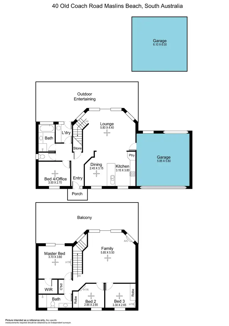 Floorplan of Homely house listing, 40 Old Coach Road, Maslin Beach SA 5170