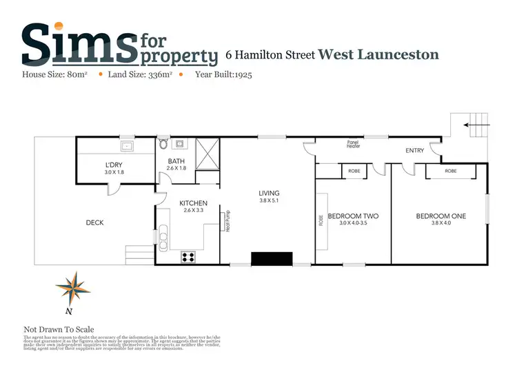 Floorplan of Homely house listing, 6 Hamilton street, West Launceston TAS 7250
