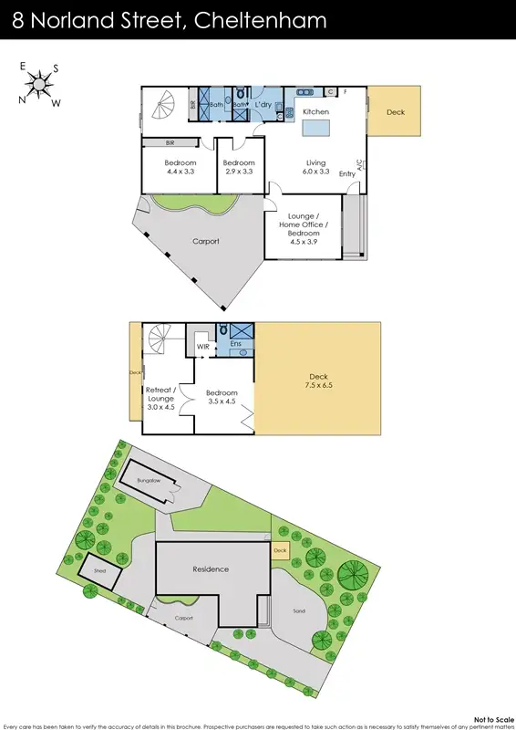 Floorplan of Homely house listing, 8 Norland Street, Cheltenham VIC 3192