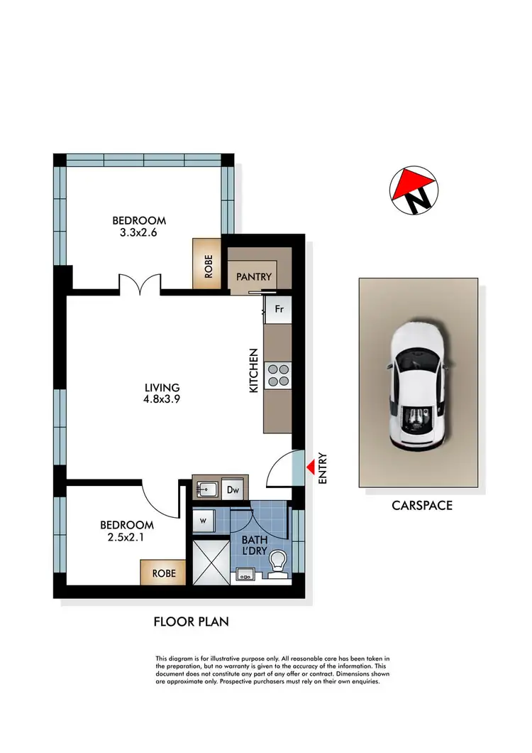 Floorplan of Homely apartment listing, 14/51 Hall Street, Bondi Beach NSW 2026