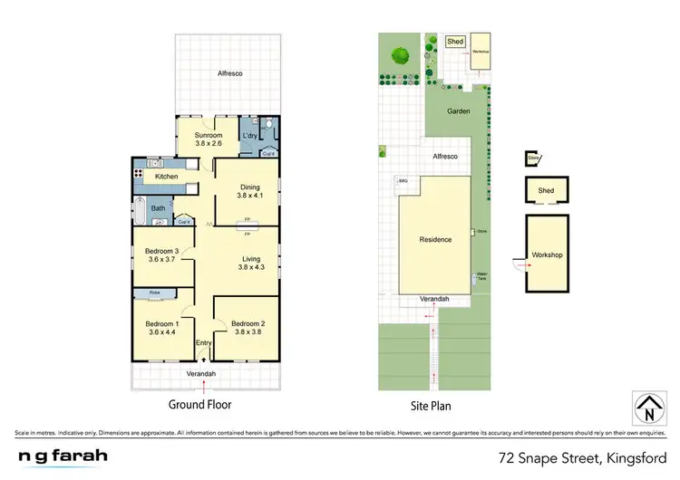 Floorplan of Homely house listing, 72 Snape Street, Kingsford NSW 2032