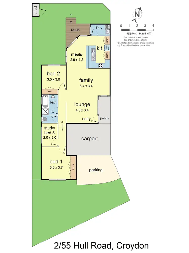 Floorplan of Homely unit listing, 2/55 Hull Road, Croydon VIC 3136