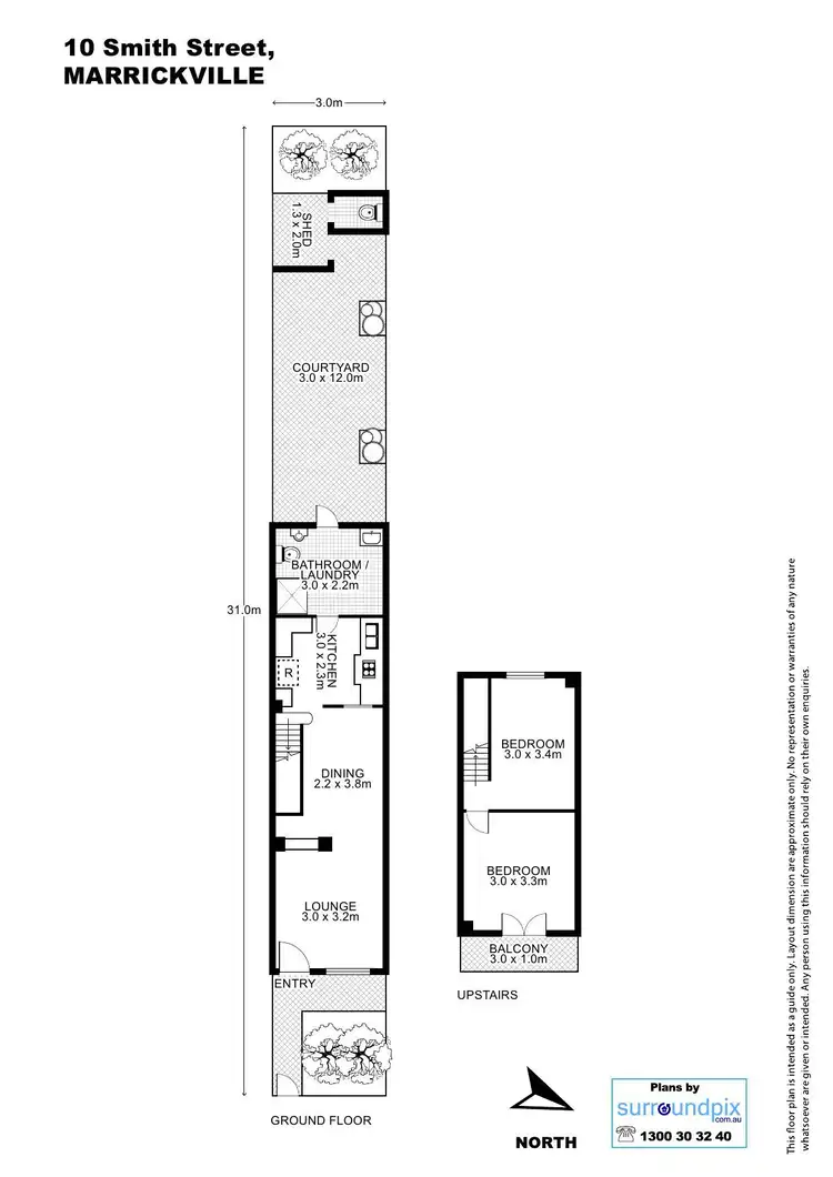 Floorplan of Homely house listing, 10 Smith Street, Marrickville NSW 2204