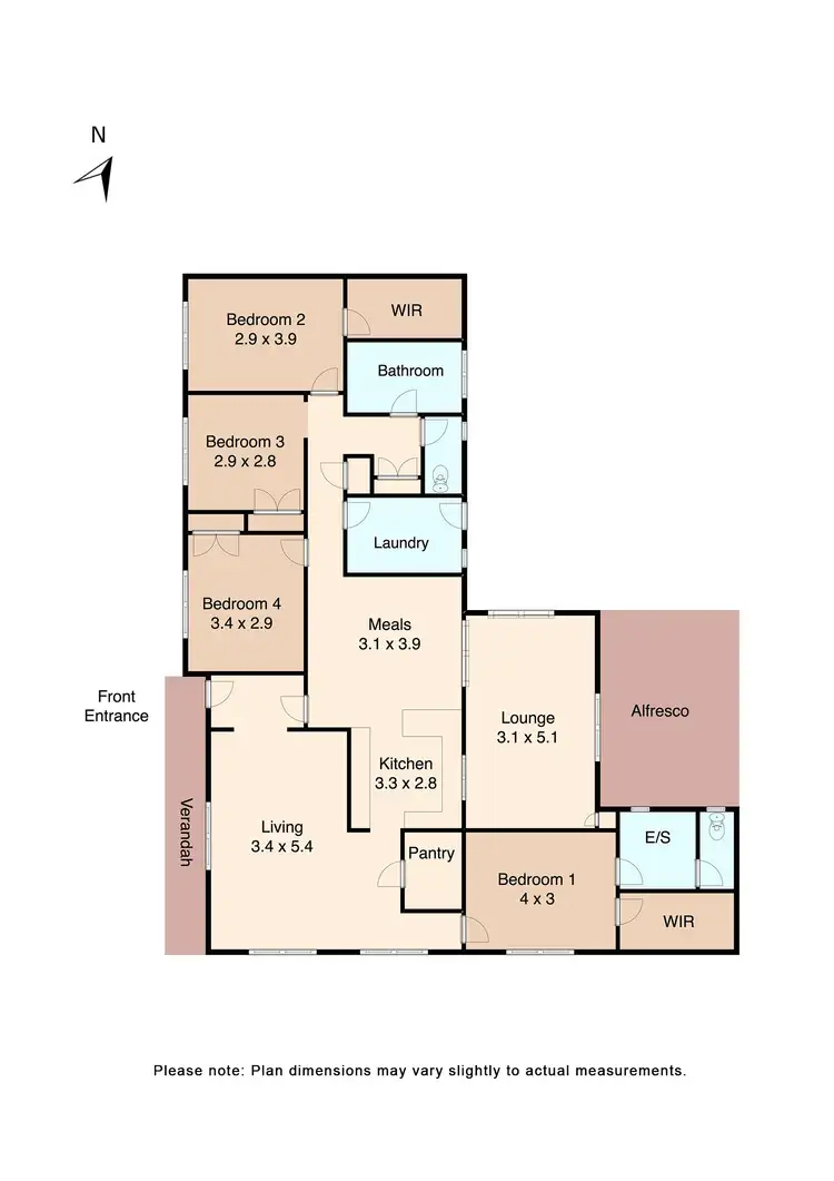 Floorplan of Homely house listing, 986 Smythesdale - Snake Valley Road, Snake Valley VIC 3351