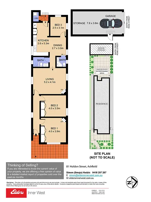 Floorplan of Homely house listing, 81 Holden Street, Ashfield NSW 2131